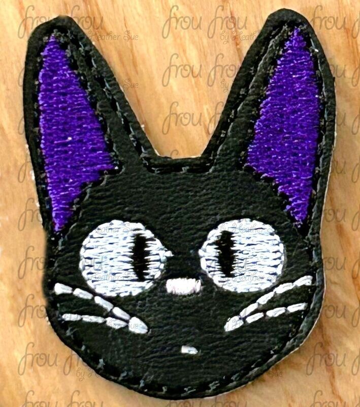 Jigee Cat Head Clippie Machine Embroidery In The Hoop Project 1.5&quot;-4&quot; and SORTED into multiples