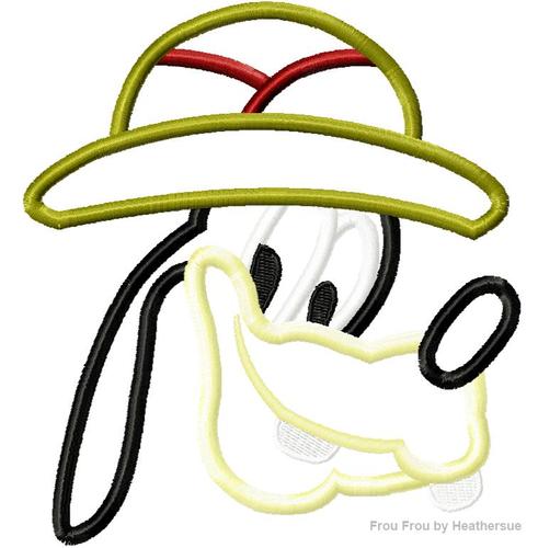 Guufy Safari Face Machine Applique Embroidery Design, Multiple Sizes- including 4 INCH