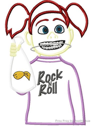 Darlo Fish Killer Neemo Machine Applique Embroidery Design, Multiple Sizes, including 4 inch