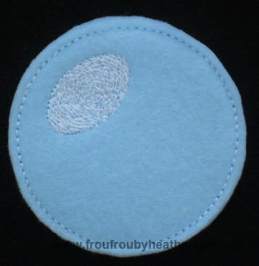 Clippie Bubble Machine Embroidery In The Hoop Project 1, 1.5, 2, and 3 inch
