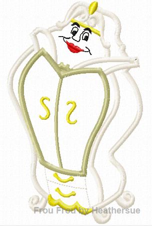 Armoire Bella Dresser Bureau Wardrobe Closet Machine Applique Embroidery Design, multiple sizes, including 4 inch