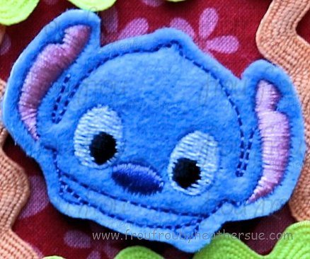 Clippie Lila's Alien Tzum Machine Embroidery In The Hoop Project 1.5, 2, and 3 inch