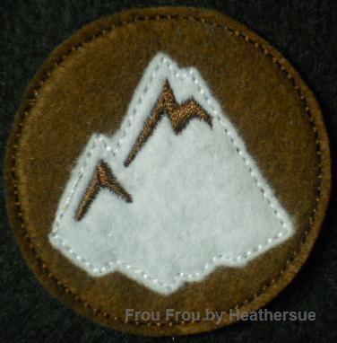 Clippie Sky Land Land Symbol Machine Embroidery In The Hoop Project 1, 1.5, 2, and 3 inch