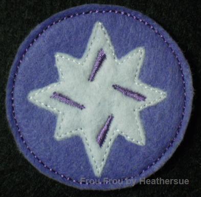Clippie Sky Land Magic Symbol Machine Embroidery In The Hoop Project 1, 1.5, 2, and 3 inch