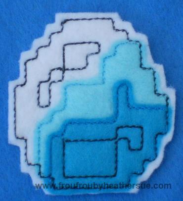 Clippies Mine Diamond Machine Embroidery In The Hoop Project 1, 1.5, 2, and 3 inch