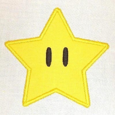 Star Maro Machine Applique Embroidery Design, Multiple Sizes, including 4 inch