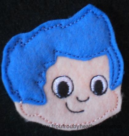 Clippie Bubble Fish Gills Machine Embroidery In The Hoop Project 1, 1.5, 2, and 3 inch
