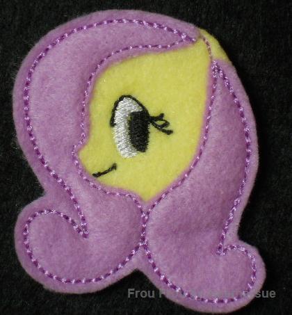 Clippie Flutterwings Little Horse Machine Embroidery In The Hoop Project 1, 1.5, 2, and 3 inch