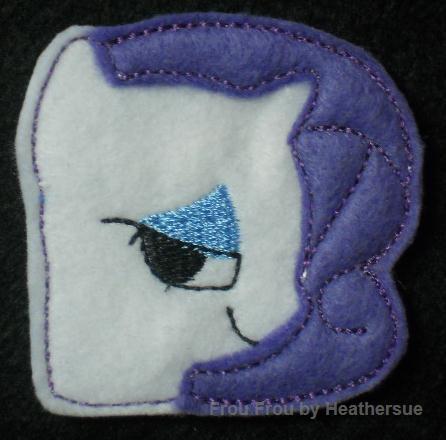 Clippie Rare Little Horse Machine Embroidery In The Hoop Project 1, 1.5, 2, and 3 inch