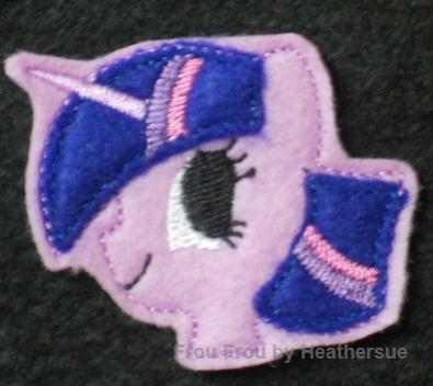 Clippie Twila Sprinkles Little Horse Machine Embroidery In The Hoop Project 1, 1.5, 2, and 3 inch