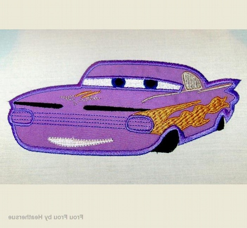 Raymond Car Machine Applique Embroidery Design, Multiple sizes including 4 inch