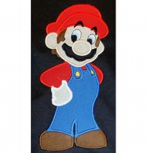 Maro Machine Applique Embroidery Design, Multiple Sizes, including 4 inch