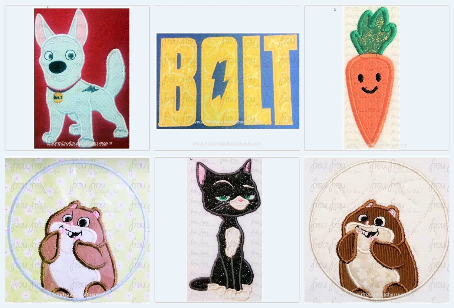 Boltz Superhero Dog FIVE Design SET Machine Applique Embroidery Design, multiple sizes, including 4&quot;-16&quot;