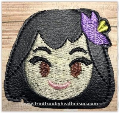 Clippie Lila Emoji Machine Embroidery In The Hoop Project 1.5, 2, 3, and 4 inch