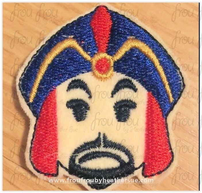 Clippie Jaffer Emoji Machine Embroidery In The Hoop Project 1.5, 2, 3, and 4 inch