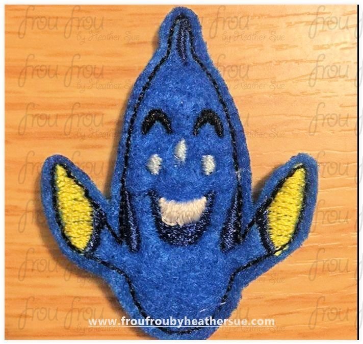 Clippie Dorrine Emoji Machine Embroidery In The Hoop Project 1.5, 2, 3, and 4 inch