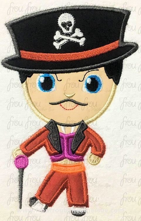 Doctor Facilitator Frog Little Princess  Cutie Prince Machine Applique Embroidery Design, multiple sizes 4&quot;-16&quot;