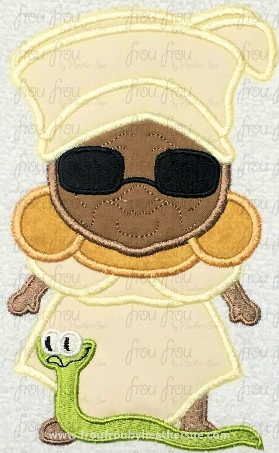 Mama Odes Frog Little Princess Cutie Prince Machine Applique Embroidery Design, multiple sizes 4