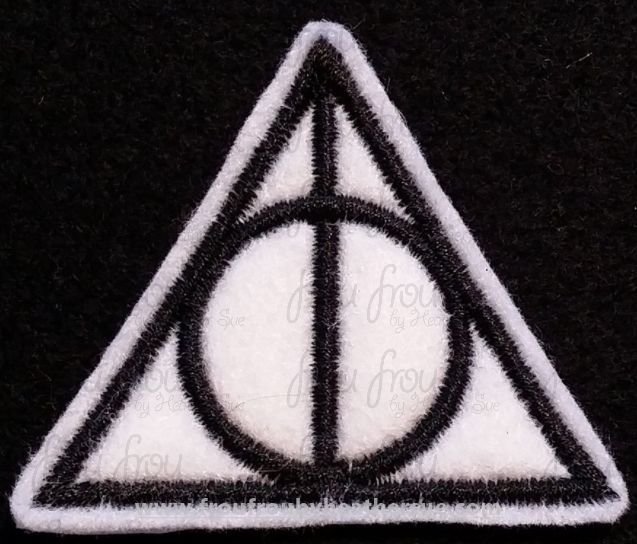Clippie Death Hallow Hairy Potts Machine Embroidery In The Hoop Project 1.5, 2, 3, and 4 inch and SORTED