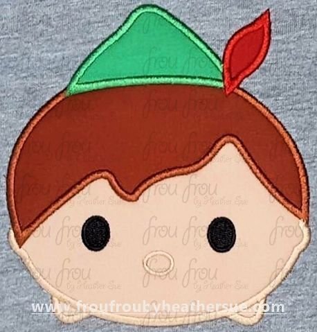 Tzum Pete Pan Video Game Machine Applique Embroidery Design, Mutliple Sizes including 4 inch