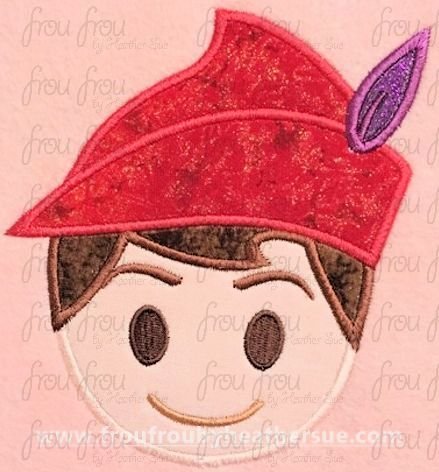 Prince Phil Sleeping Pretty Movie Emoji machine embroidery design, multiple sizes including 2&quot;-16&quot;