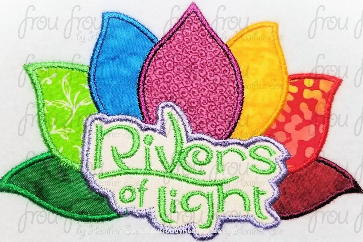 River Light Dis World Animal Theme Park Machine Applique and Filled Embroidery Design, Multiple Sizes including 3&quot;-16&quot;