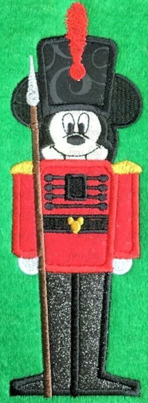 Nutcracker Mister Mouse Christmas Machine Embroidery Applique Designs Multiple Sizes- including 2&quot;-16&quot;