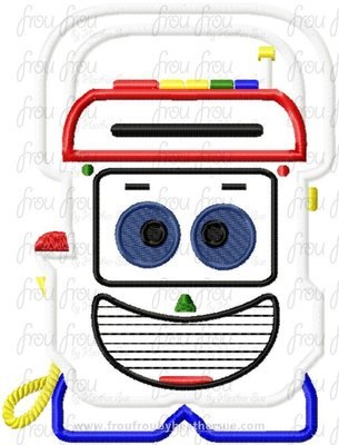 Mike Radio Microphone Toy Movie Machine Applique Embroidery Design, 4"-16"