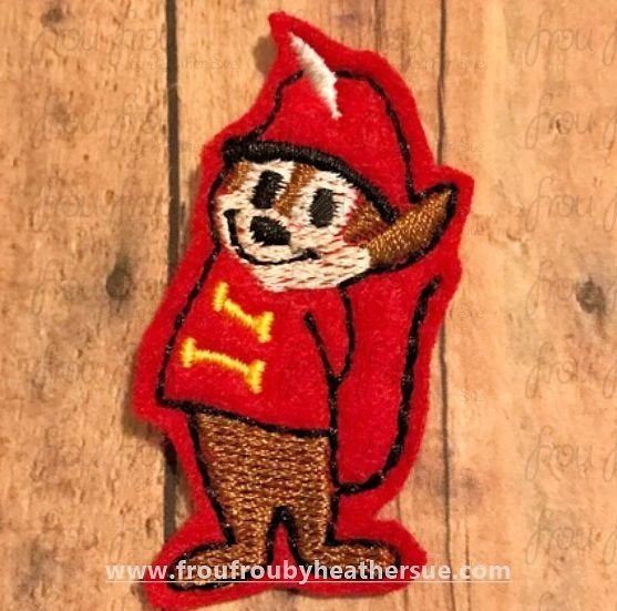 Clippie Tim Mouse Machine Embroidery In The Hoop Project 1.5, 2, 3, and 4 inch