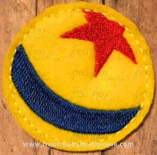 Clippie Pix Ball Toy Movie Machine Embroidery In The Hoop Project 1.5, 2, 3, and 4 inch