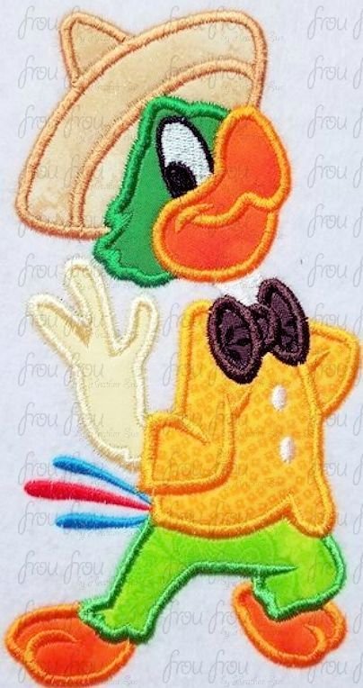 Caballero Jose Machine Applique Embroidery Design, Multiple Sizes, including  4&quot;-16&quot;