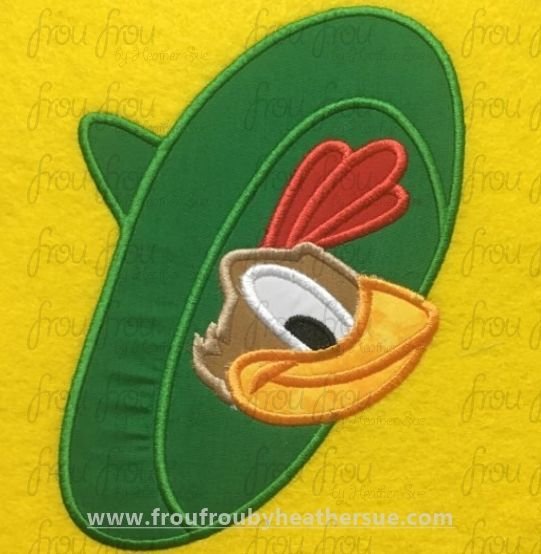Three Caballeros Panchito Just Head Machine Applique Embroidery Design, Multiple Sizes, including  2&quot;-16&quot;