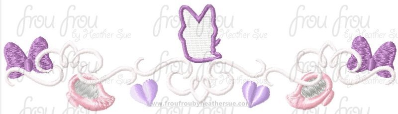 Dasey Duck Motif Machine Embroidery Design, Multiple sizes including 2"-16"