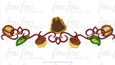Chipmunk Motif Machine Embroidery Design, Multiple sizes including 2
