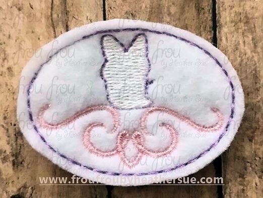 Clippie Dasey Duck Motif Machine Embroidery In The Hoop Project 1.5, 2, 3, and 4 inch