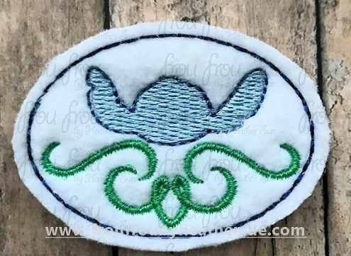 Clippie Lila's Alien Motif Machine Embroidery In The Hoop Project 1.5, 2, 3, and 4 inch