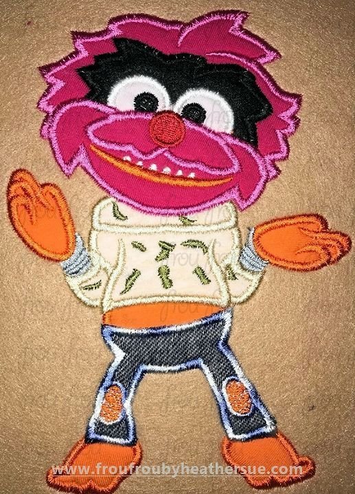 An I Mal Moppet Babies Machine Applique Embroidery Design 4&quot;-16&quot;