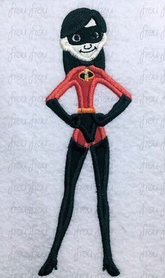 Viola Incredible Superhero Family Machine Applique Embroidery Design 3.5"-16"