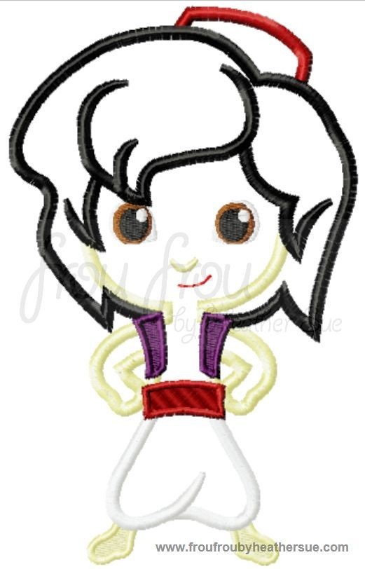 A Lad In a Fez Cutie Prince Little Princess Cutie Machine Applique Embroidery Design, Multiple Sizes NOW INCLUDING 4 INCH