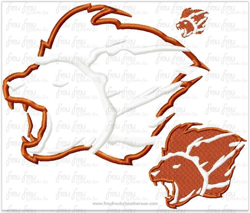 Lion Guardians Paw Print Machine Applique Embroidery Design, Multiple Sizes including 1"-16"