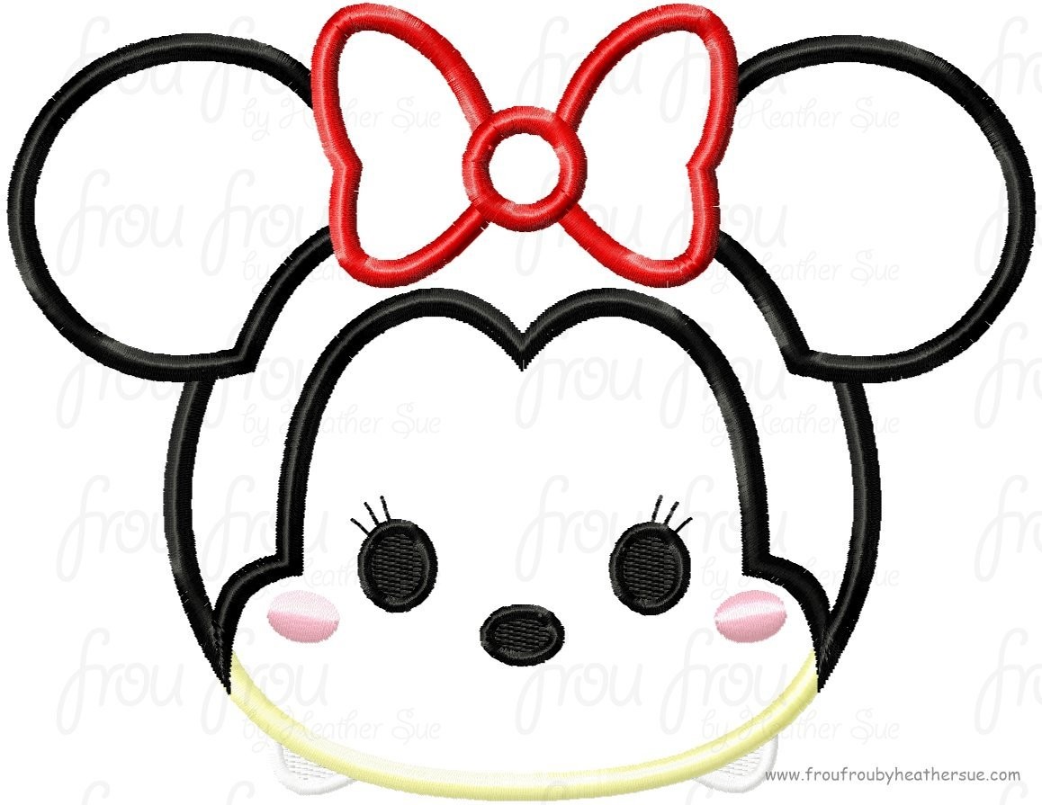 Tzum Miss Mouse Video Game Machine Applique Embroidery Design, Mutliple Sizes including 4 inch