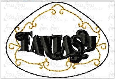 Clippie Fantasy Dis Cruise Line Ship Name Machine Embroidery In The Hoop Project 1.5-4