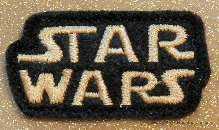Clippie Space Wars Wording Machine Embroidery In The Hoop Project 1.5, 2, and 3 inch
