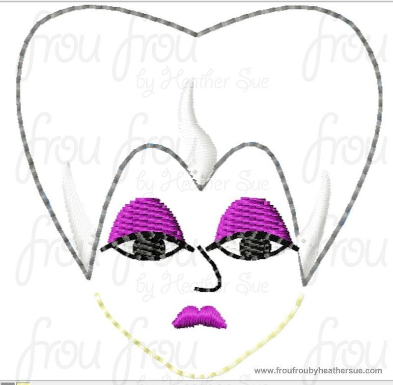 Clippie Lady Stepmother Cutie Machine Embroidery In The Hoop Project 1.5, 2 and 3 inch