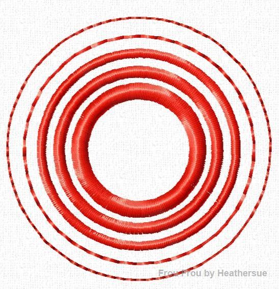 Clippie Ecpot Vintage Energy Symbol Machine Embroidery In The Hoop Project 1, 1.5, 2, and 3 inch