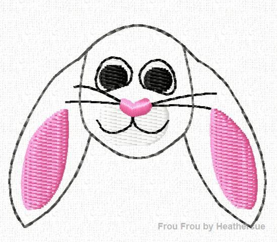 Clippies Clove Bunny Princess Sofie the First Machine Embroidery Design In The Hoop Project 1, 1.5, 2, and 3 inch