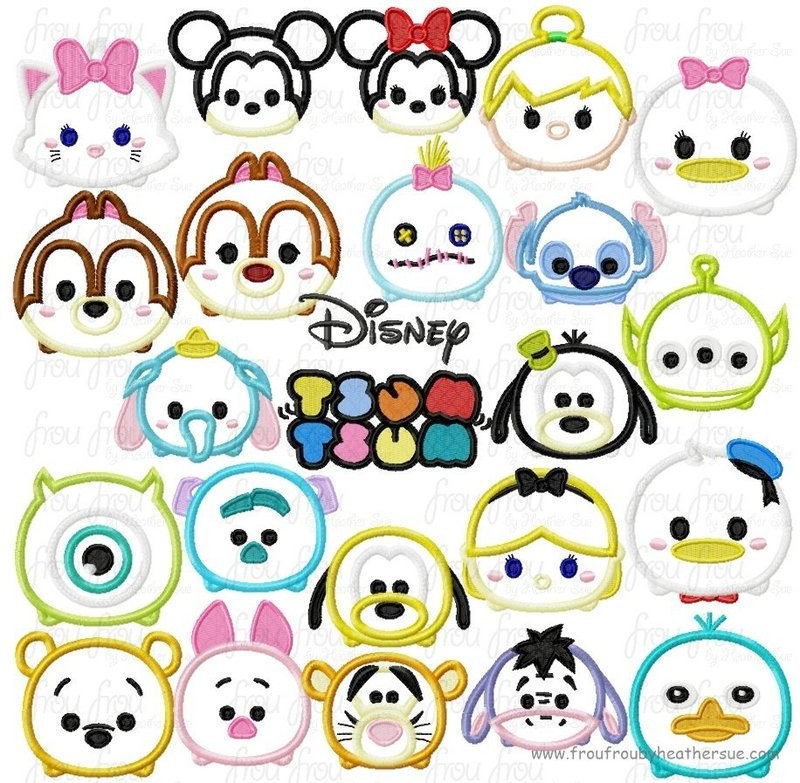 Tzum Tzum Video Game TWENTY-THREE Design SET Machine Applique Embroidery Design, Mutliple Sizes including 4 inch