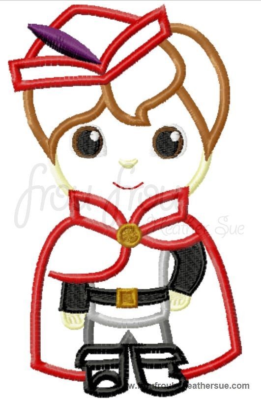 Prince Filippe- Sleeping Pretty&#39;s Prince- Little Princess Cutie Machine Applique Embroidery Design, Multiple Sizes NOW INCLUDING 4 INCH