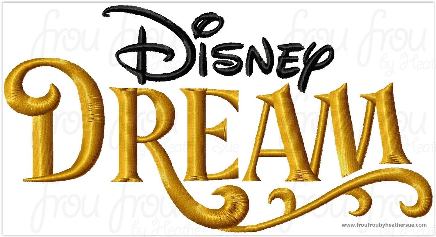Dreem Dis Cruise Ship Wording Machine Embroidery Designs, Multiple siesign Szes including 4 inch