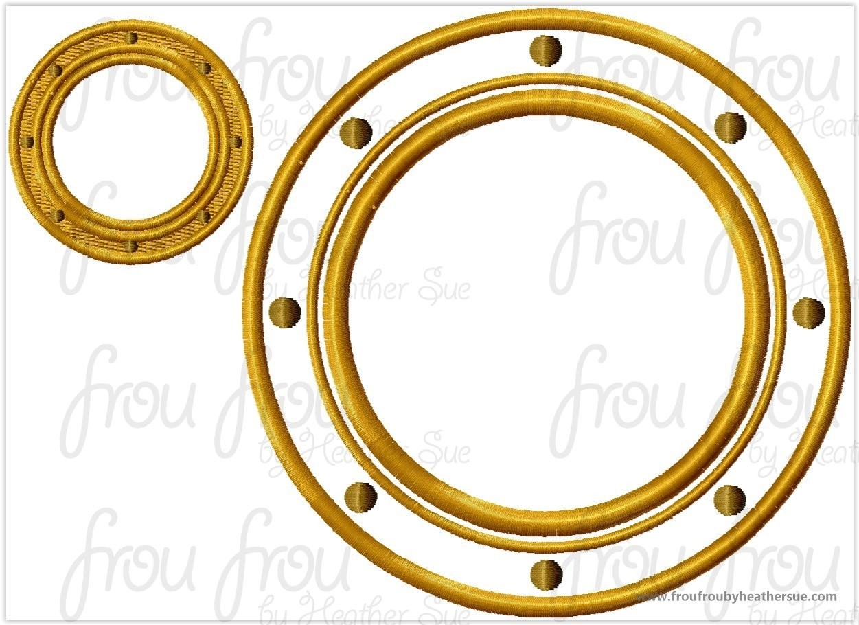 Porthole Dis Cruise Line Applique Machine Embroidery Designs, in FOURTEEN different sizes/varieties!